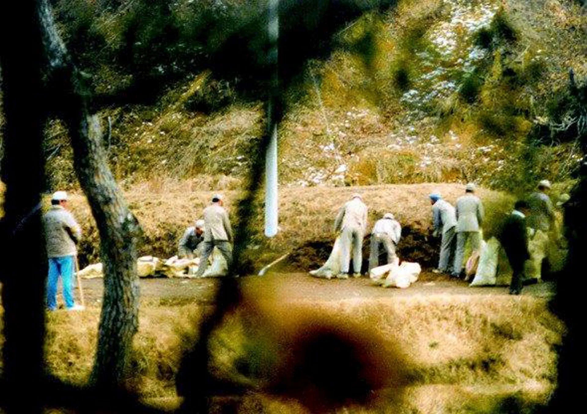 Κρατούμενοι του Brothers Home εργάζονται σε εργοτάξιο στην Ουλσάν της Νότιας Κορέας (Ulsan District Prosecutors' Office via AP)